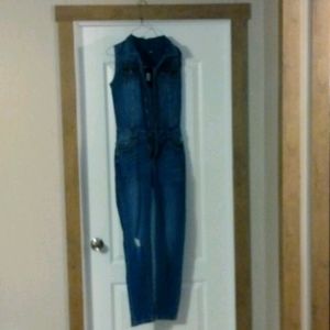 Hangout denim jumpsuit